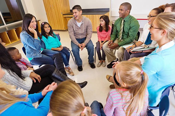 teacher and parent meeting